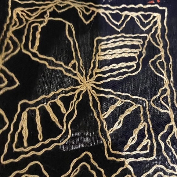 Carole Little Artsy Multi Media Oversized Button Front Kimono Tunic 80’s Vintage - Picture 7 of 11